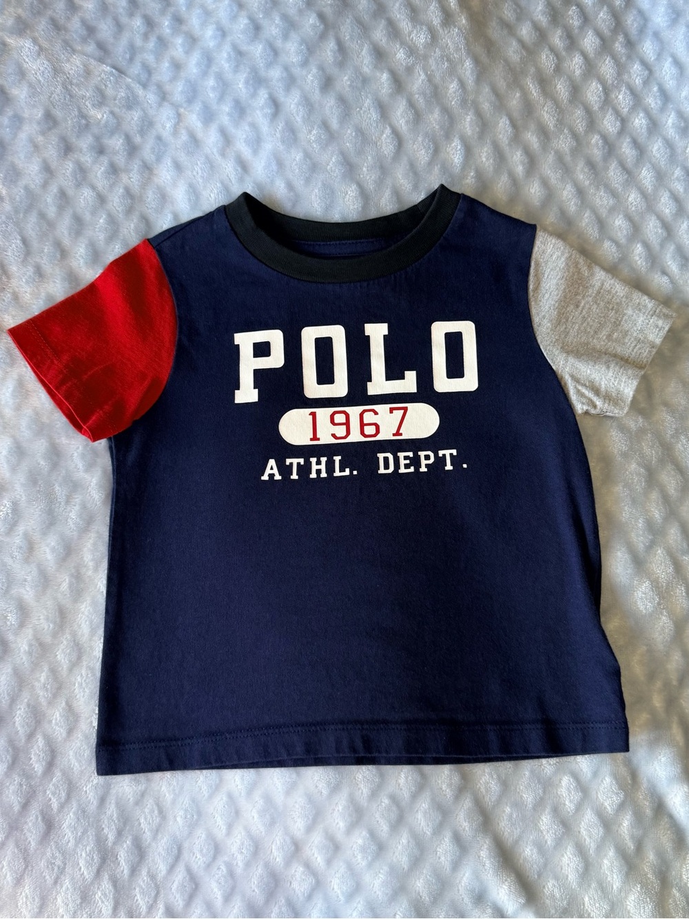 Ralph Lauren ColorBlock Cotton Jersey Graphic Tee EUC 18M